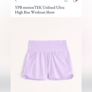 Abercrombie YPB unlined workout short